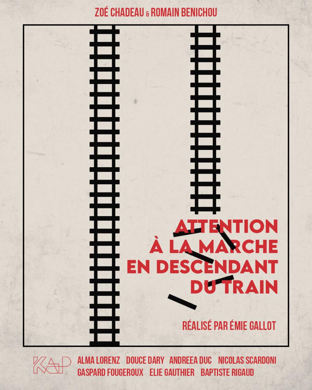 Filmposter for Attention à la marche en descendant du train